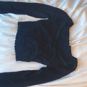 Black juniors shirt NEVER WORN